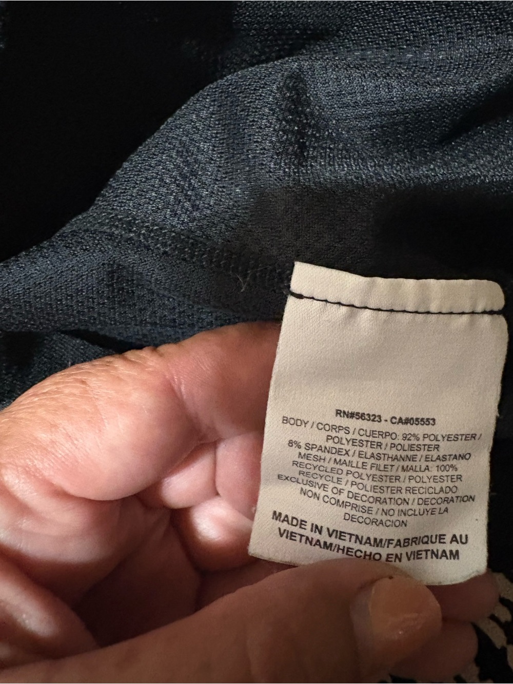 Nike Black Short Sleeve Athletic Tee with Swoosh - Picture 4 of 4